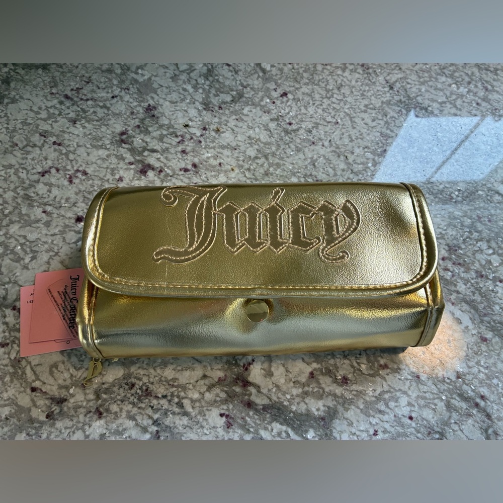 Juicy Couture Gold Women's Makeup Bag